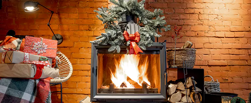 Travis Industries Linear Gas Fireplace Installation in Menasha, Wisconsin