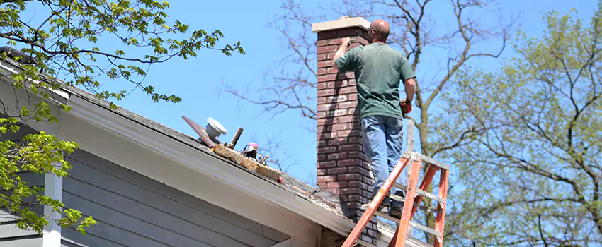 Vinyl and PVC Chimney Flashing Installation in Menasha, WI